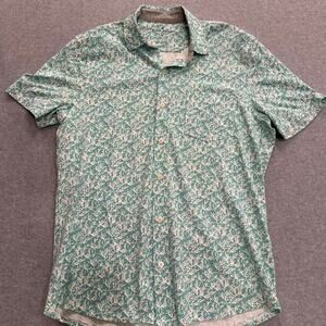 Blue and white coral short